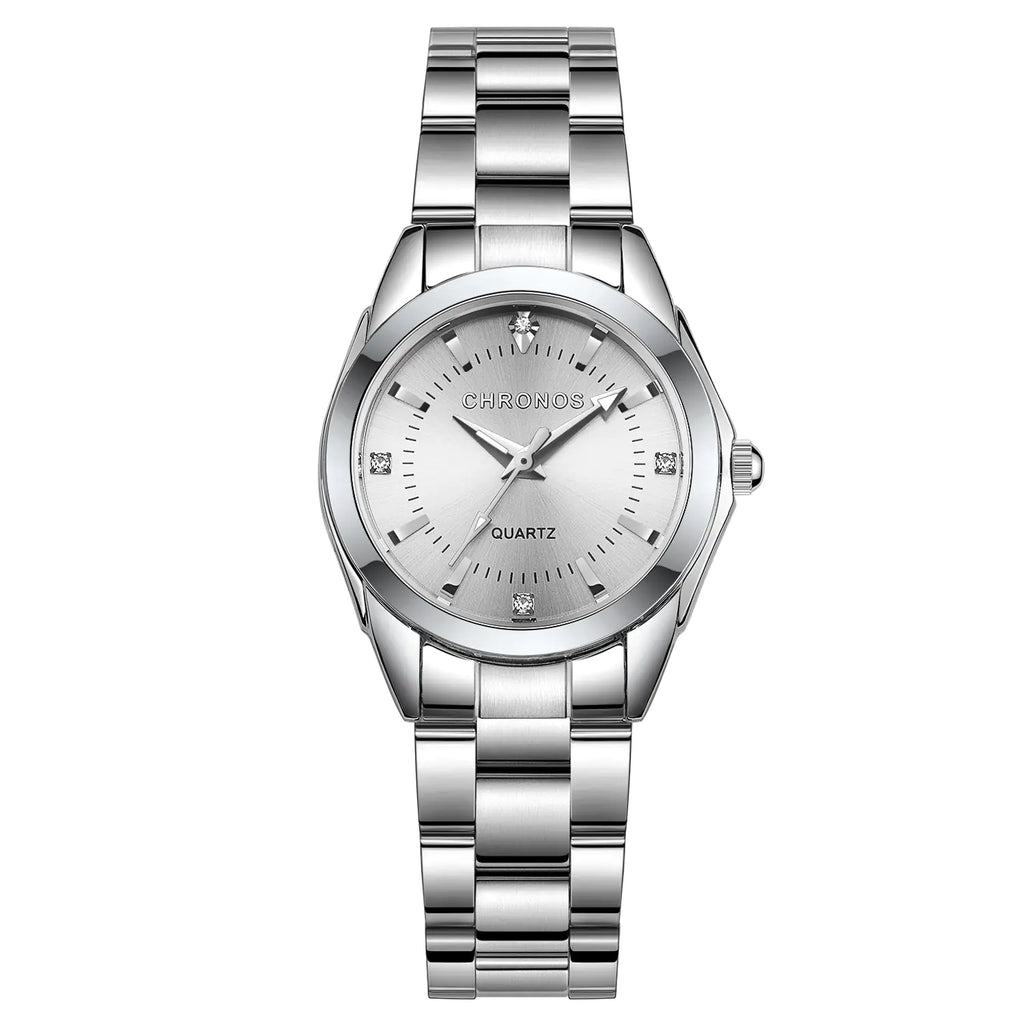 Fashion Women's Watch with Steel Band and Japanese Movement
