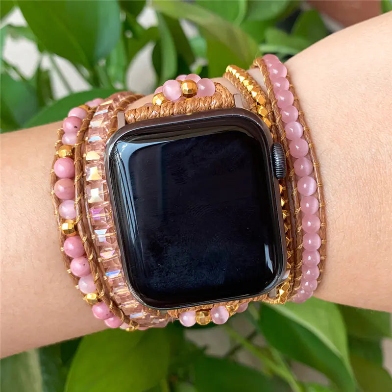 Fashion Jewelry Apple Watch Band with Natural Stone