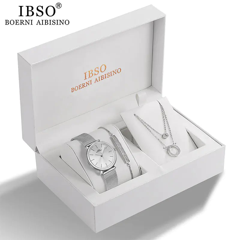 IBSO 2021 Women's Minimalist Fashion Watch Set