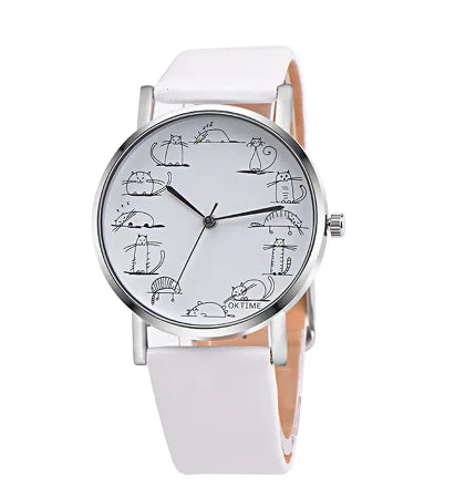 Fashionable Cat Watch for Women and Students