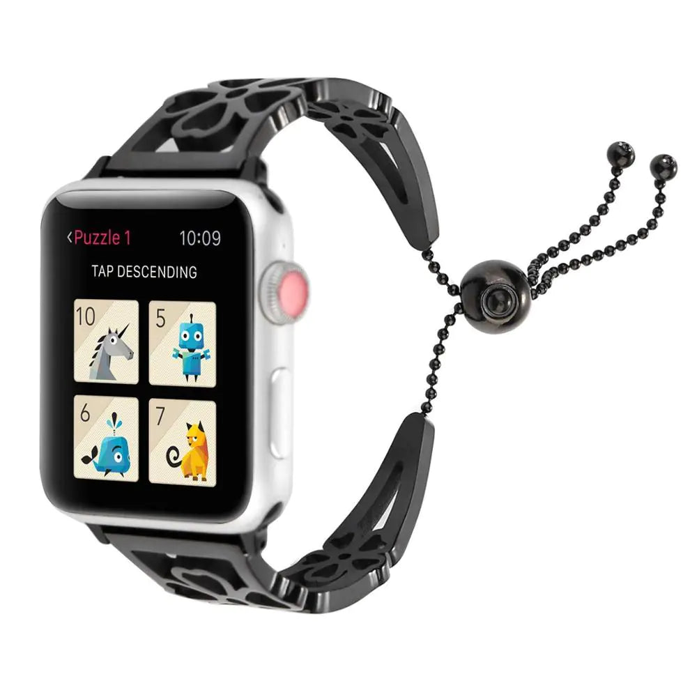 Floral Bracelet Steel Strap for Watches