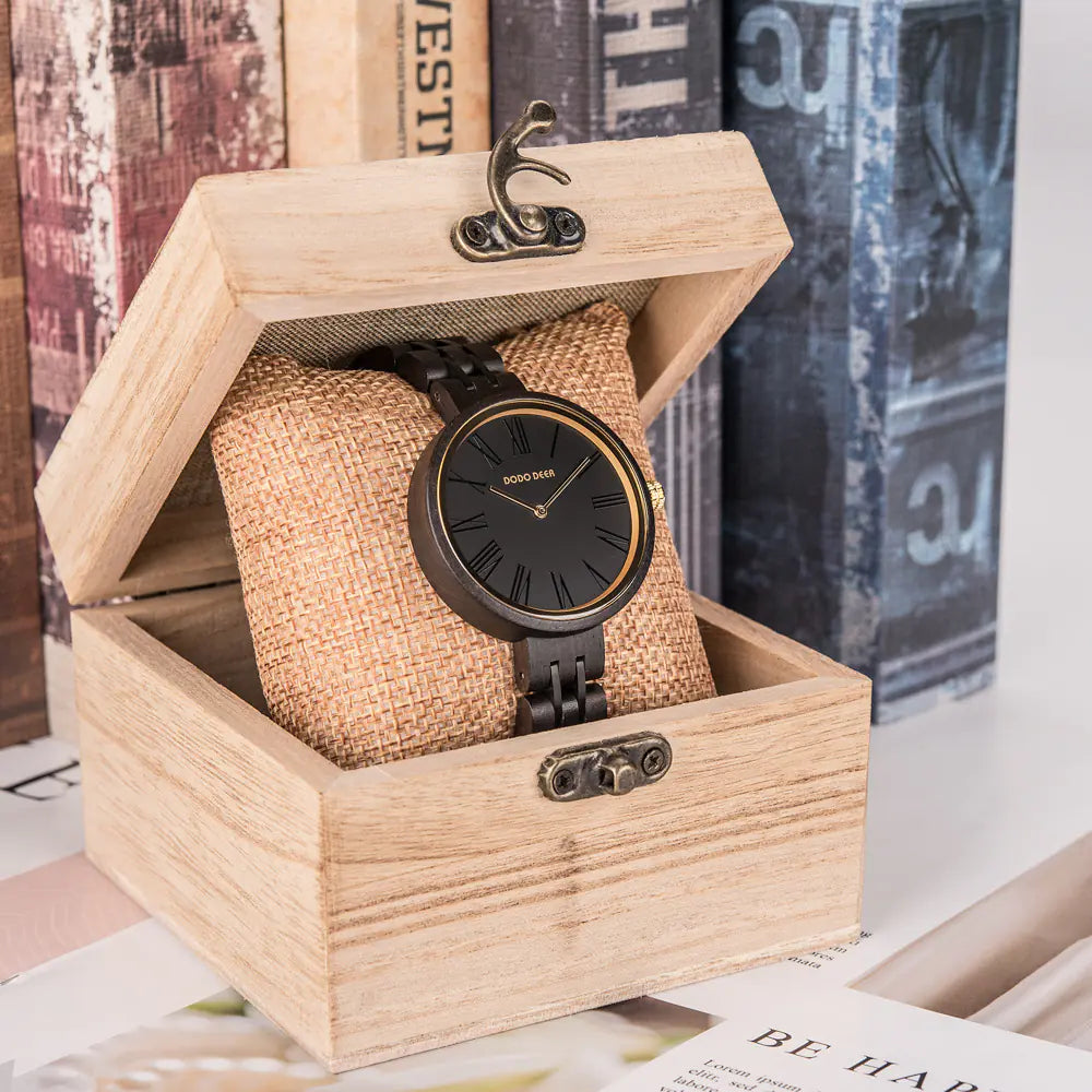 BOBO BIRD Fashion Wooden Watch with Japanese Movement