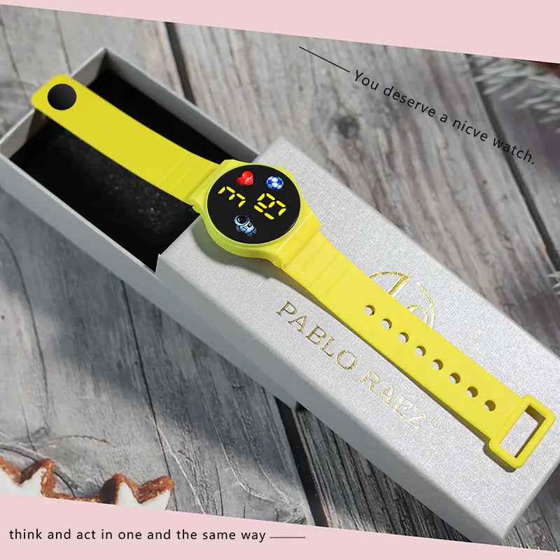 Creative Astronaut LED Touch Watch for Students and Fashion