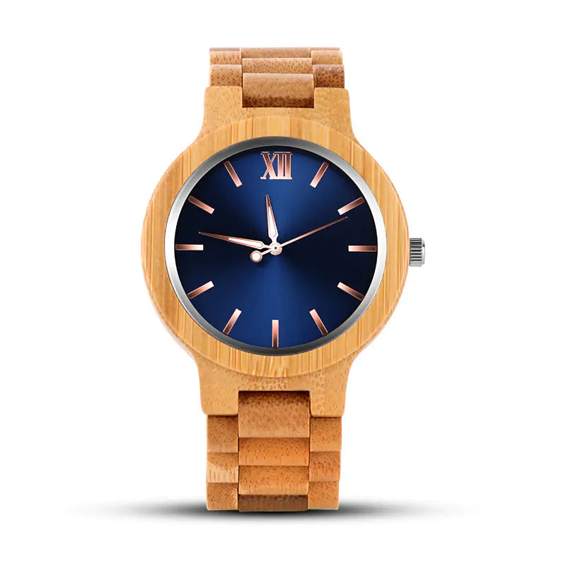 2018 Men's Fashion Wooden Quartz Watch for Dropshipping