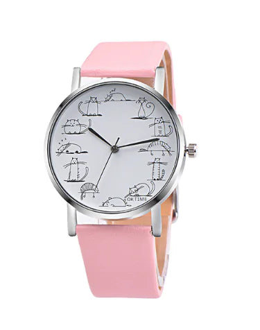 Fashionable Cat Watch for Women and Students