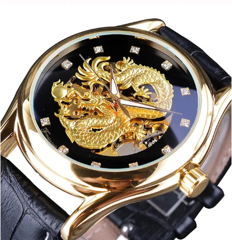 Forsining Dragon Men's Fashion Skeleton Automatic Watch
