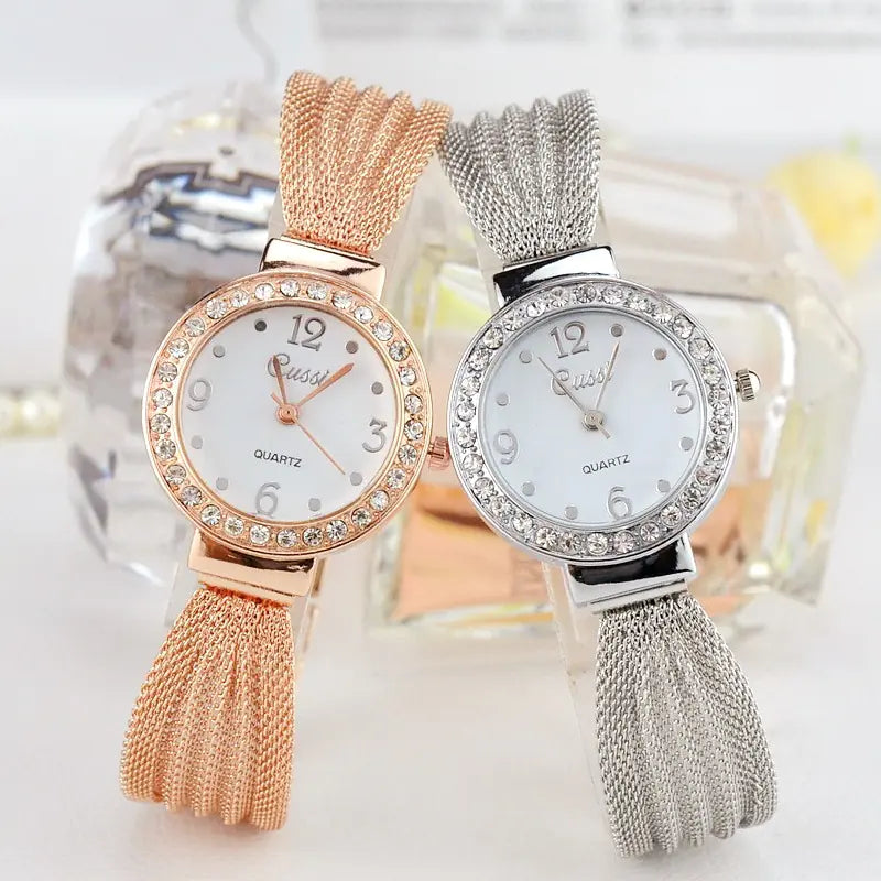 Fashion Women's Watch with Mesh Bracelet Design
