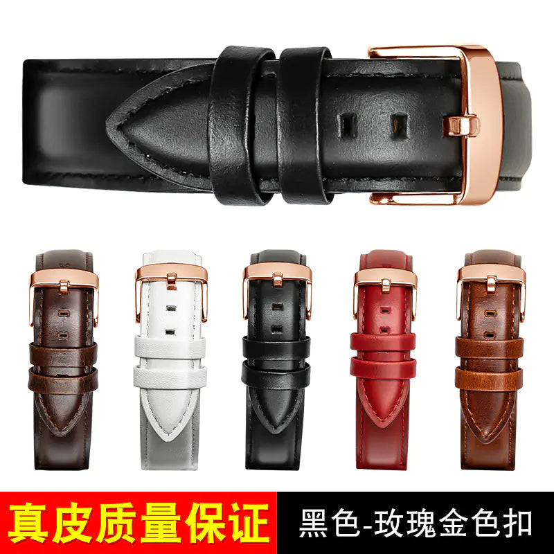 Genuine Leather Watch Strap for DW Watches (18-20mm)