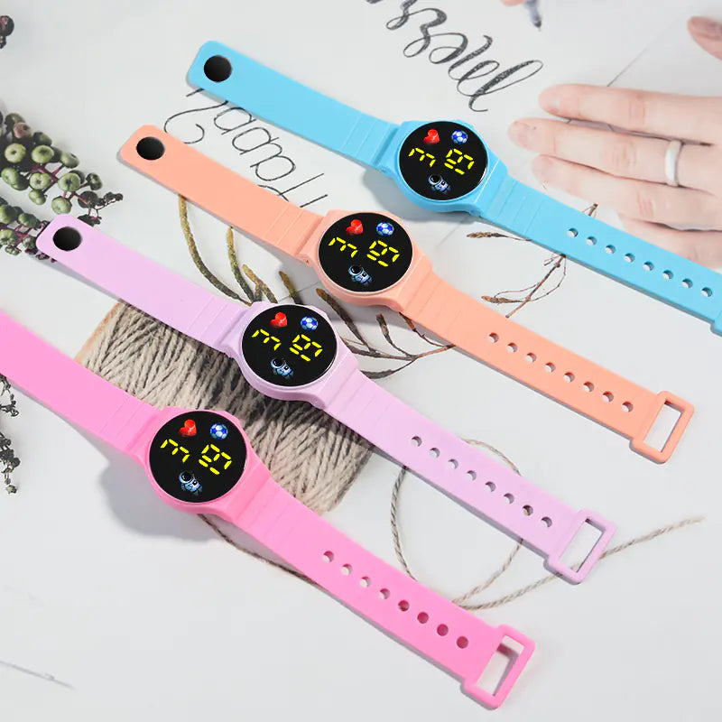 Creative Astronaut LED Touch Watch for Students and Fashion