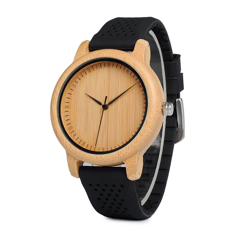 BOBO BIRD Bamboo Wood and Silicone Watches Available