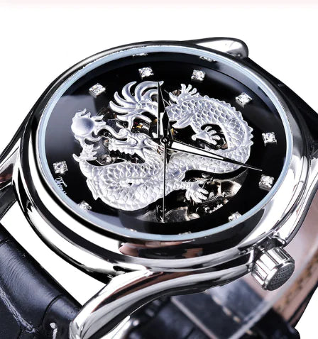 Forsining Dragon Men's Fashion Skeleton Automatic Watch