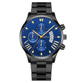 Fashion Calendar Quartz Men's Watch with Steel Band