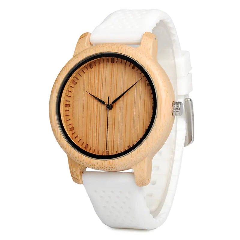 BOBO BIRD Bamboo Wood and Silicone Watches Available