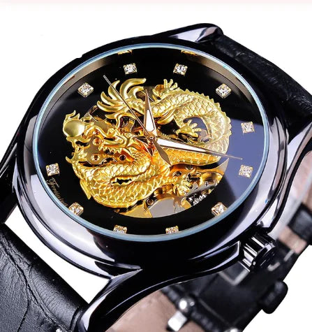 Forsining Dragon Men's Fashion Skeleton Automatic Watch