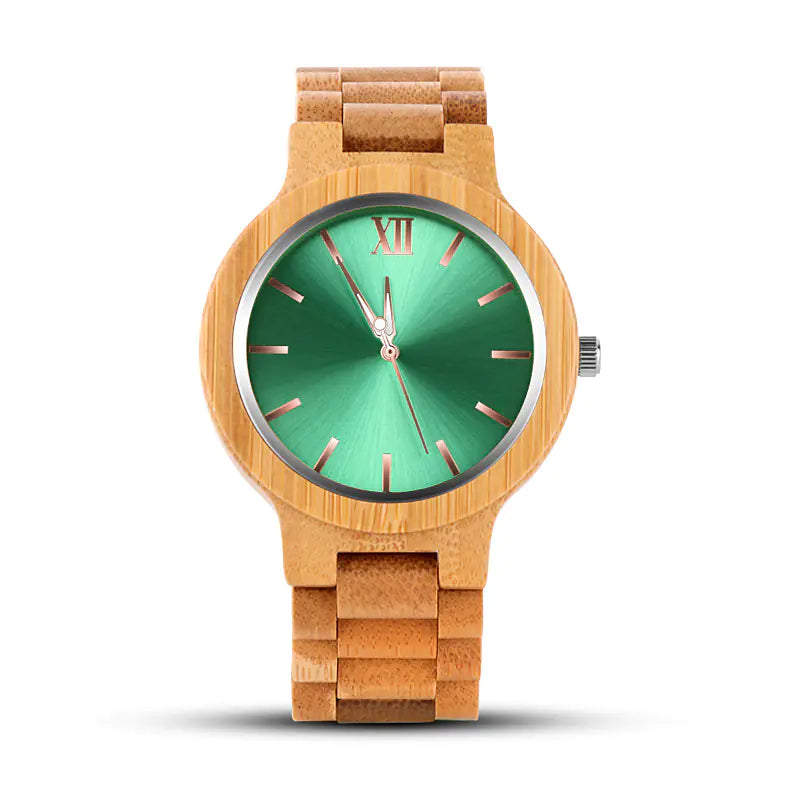 2018 Men's Fashion Wooden Quartz Watch for Dropshipping