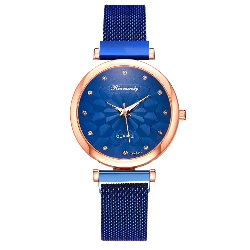 Fashion Women's Watch Set with Bracelet (5 Pieces)