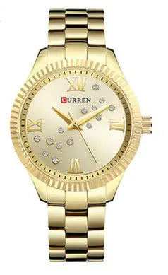 "Karien Women's Fashion Quartz Watch with Rhinestones"