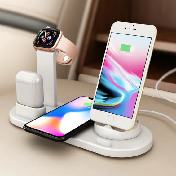 3-in-1 Wireless Charging Stand for Phones and Watches