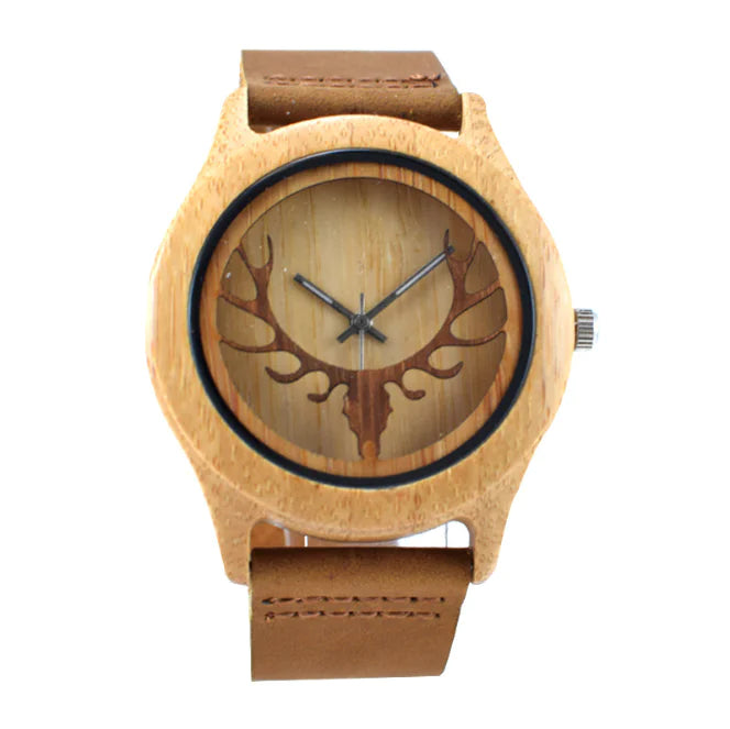 Custom Bamboo Wood Watches with Various Styles and Parts
