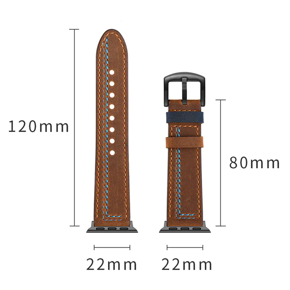 Genuine Leather Watch Band for Apple Watch 1/2/3/4
