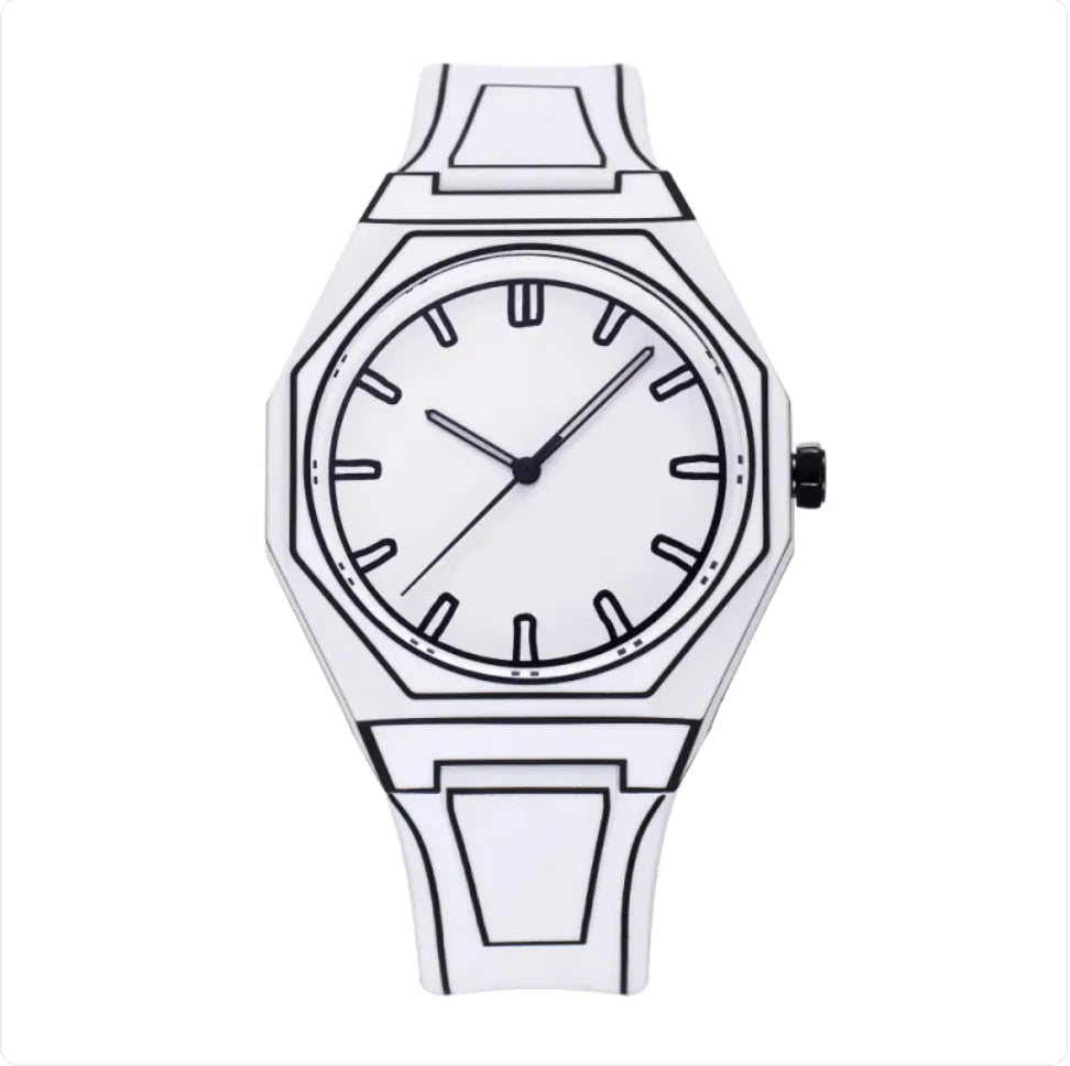 Comic-Style Waterproof Watch