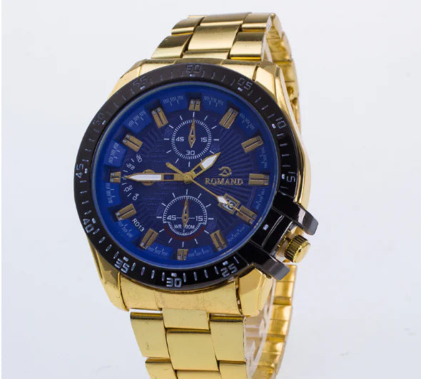 Fashion Steel Band Men's Sports Quartz Watch