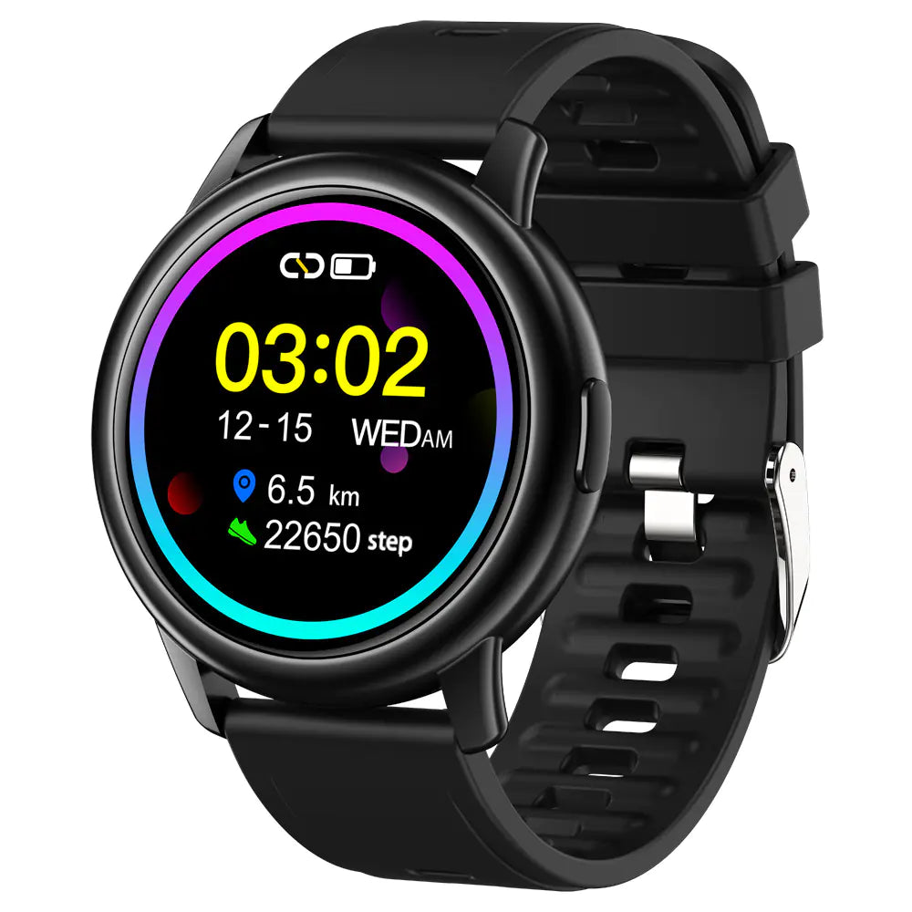 Fashion Round Screen Smart Watch - 1.28 Inches Display