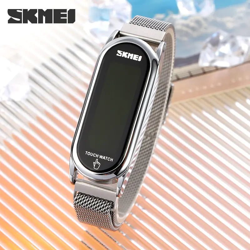 Fashion Touchscreen Magnetic Mesh Couple Watch