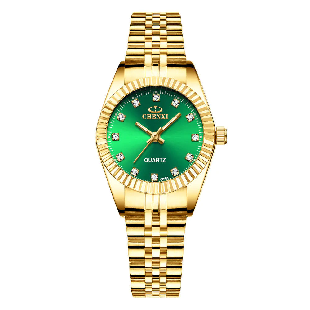 Gold Couple Watches for Men and Women - Model 004A