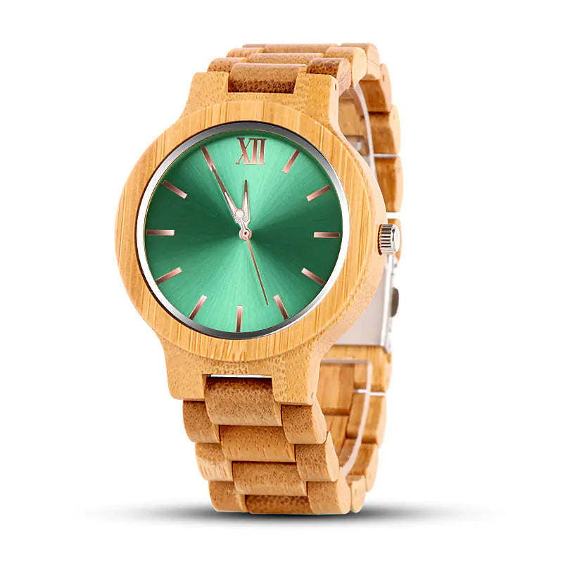 2018 Men's Fashion Wooden Quartz Watch for Dropshipping