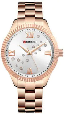 "Karien Women's Fashion Quartz Watch with Rhinestones"