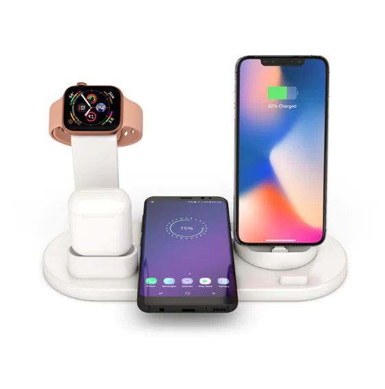 3-in-1 Wireless Charging Stand for Phones and Watches