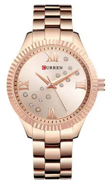 "Karien Women's Fashion Quartz Watch with Rhinestones"