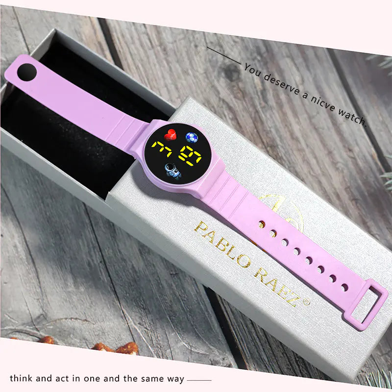Creative Astronaut LED Touch Watch for Students and Fashion