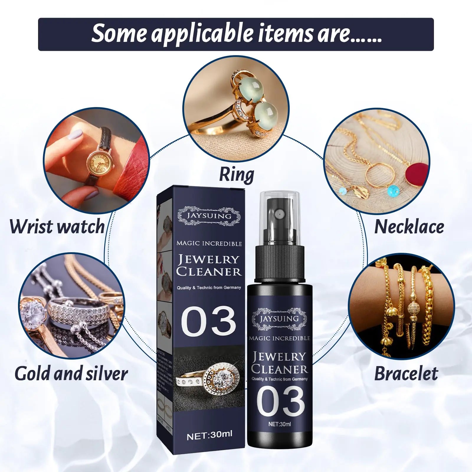 Jewelry Cleaning Spray for Watches and Rings