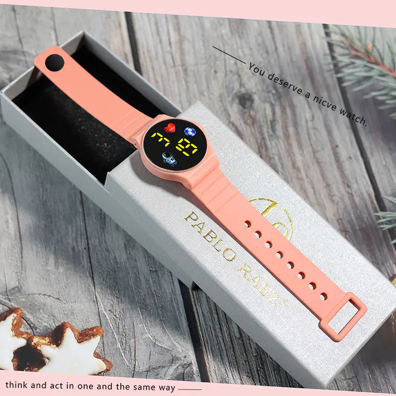 Creative Astronaut LED Touch Watch for Students and Fashion