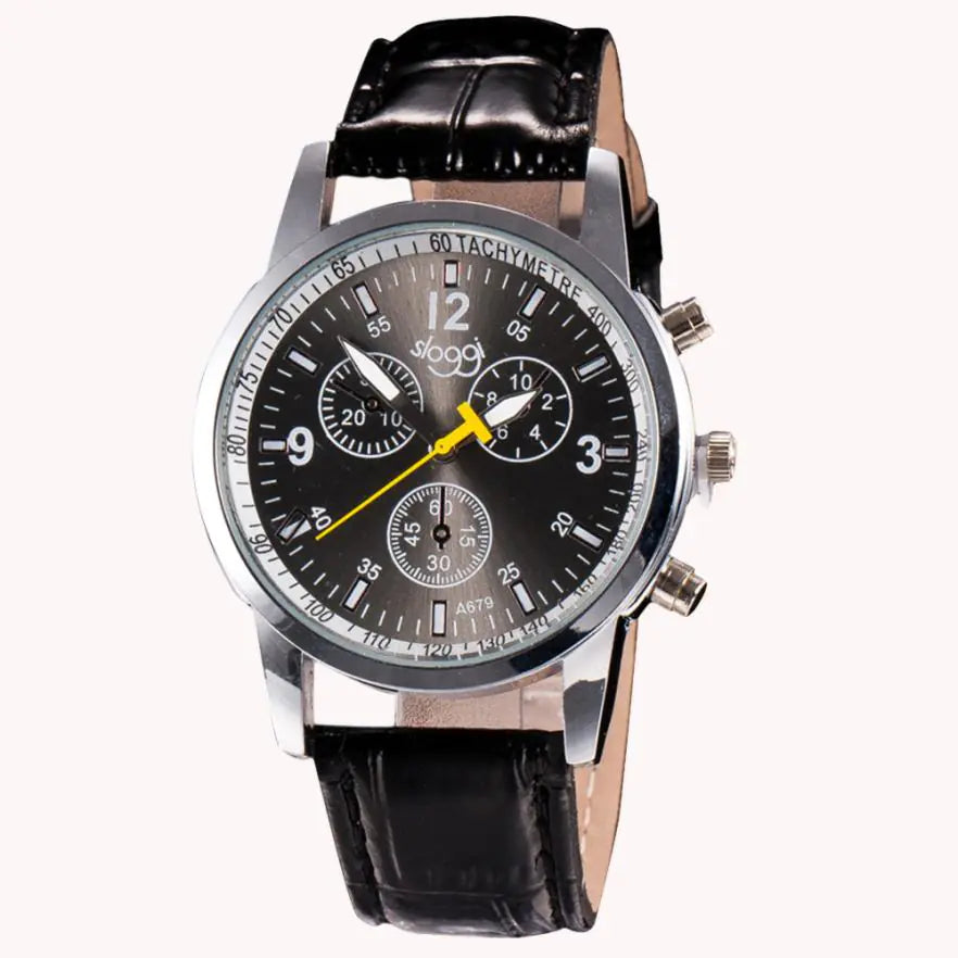 Fashion Women's Leather Watch & Men's Quartz Watch