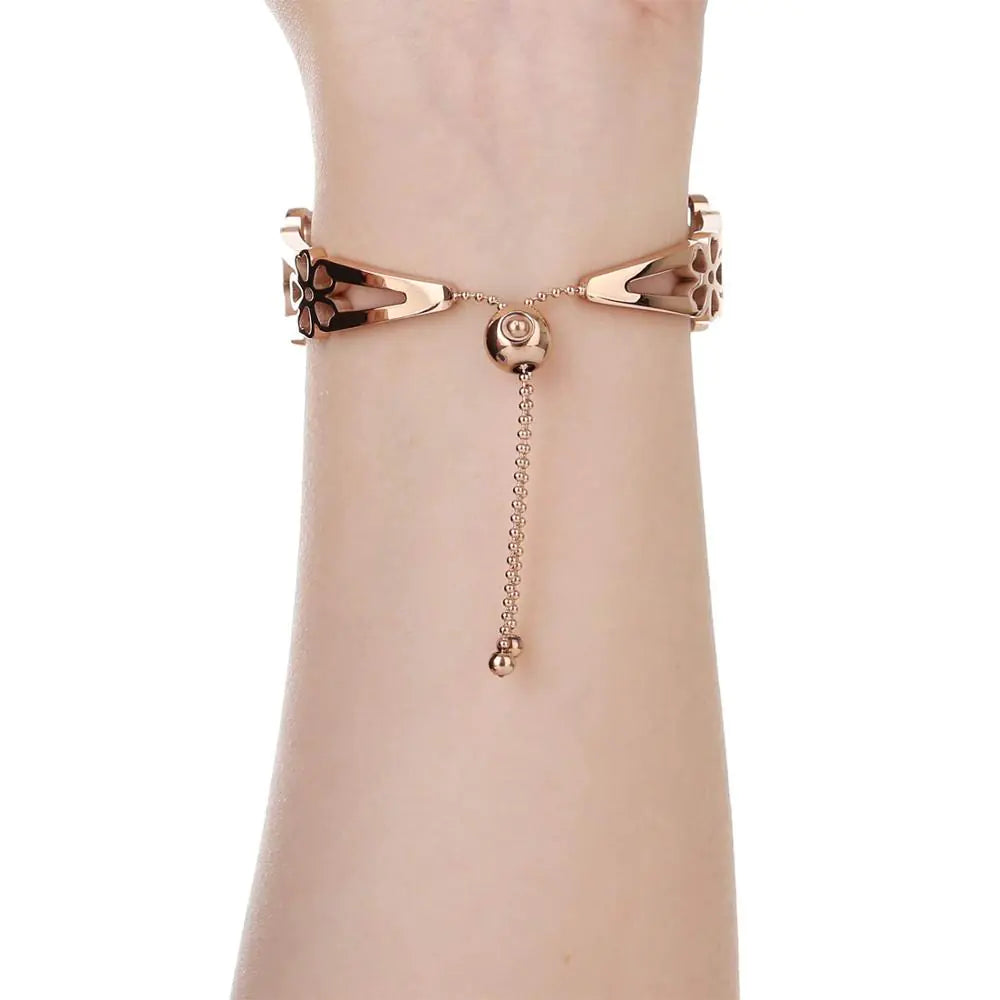 Floral Bracelet Steel Strap for Watches