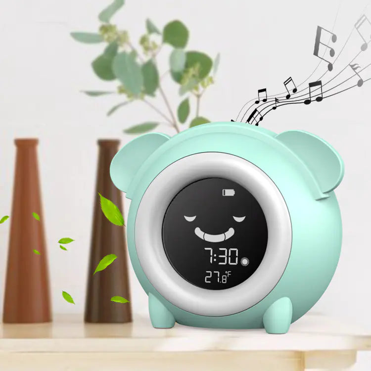 Kids Cartoon Sleep Training Alarm Clock for Students