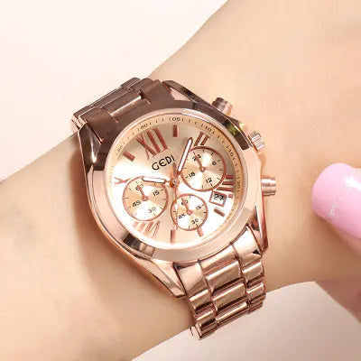 GEDI Steel Band Women's Waterproof Fashion Watch