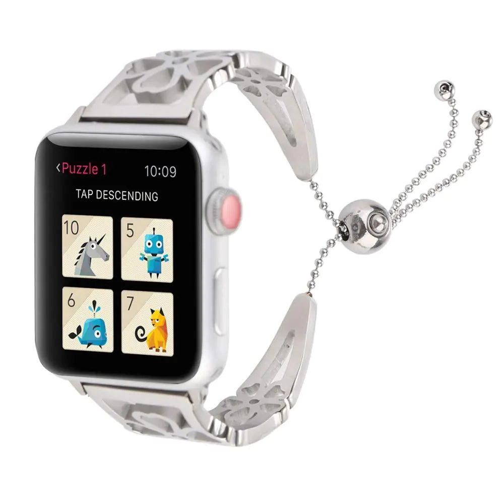 Floral Bracelet Steel Strap for Watches