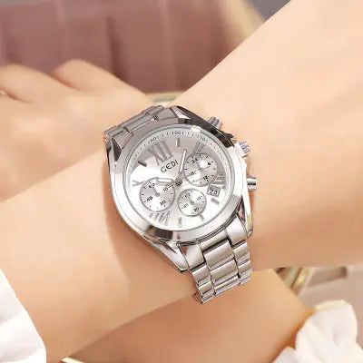 GEDI Steel Band Women's Waterproof Fashion Watch