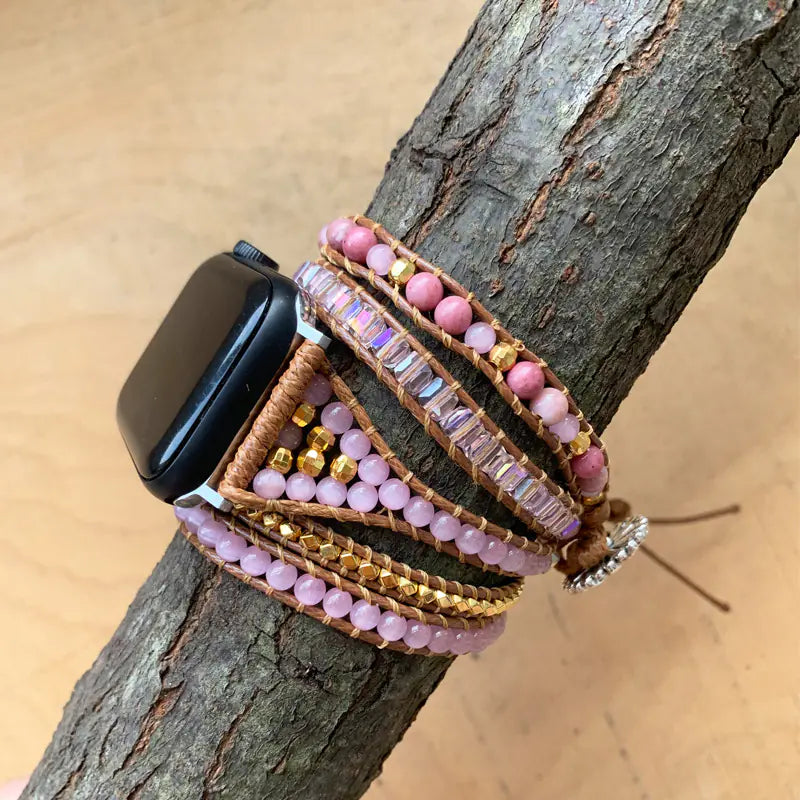 Fashion Jewelry Apple Watch Band with Natural Stone