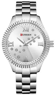 "Karien Women's Fashion Quartz Watch with Rhinestones"