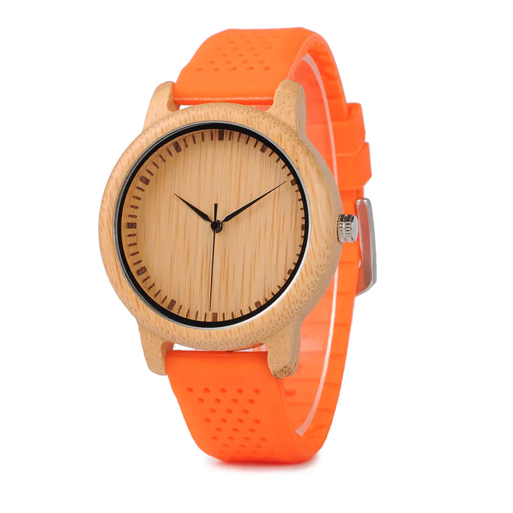 BOBO BIRD Bamboo Wood and Silicone Watches Available