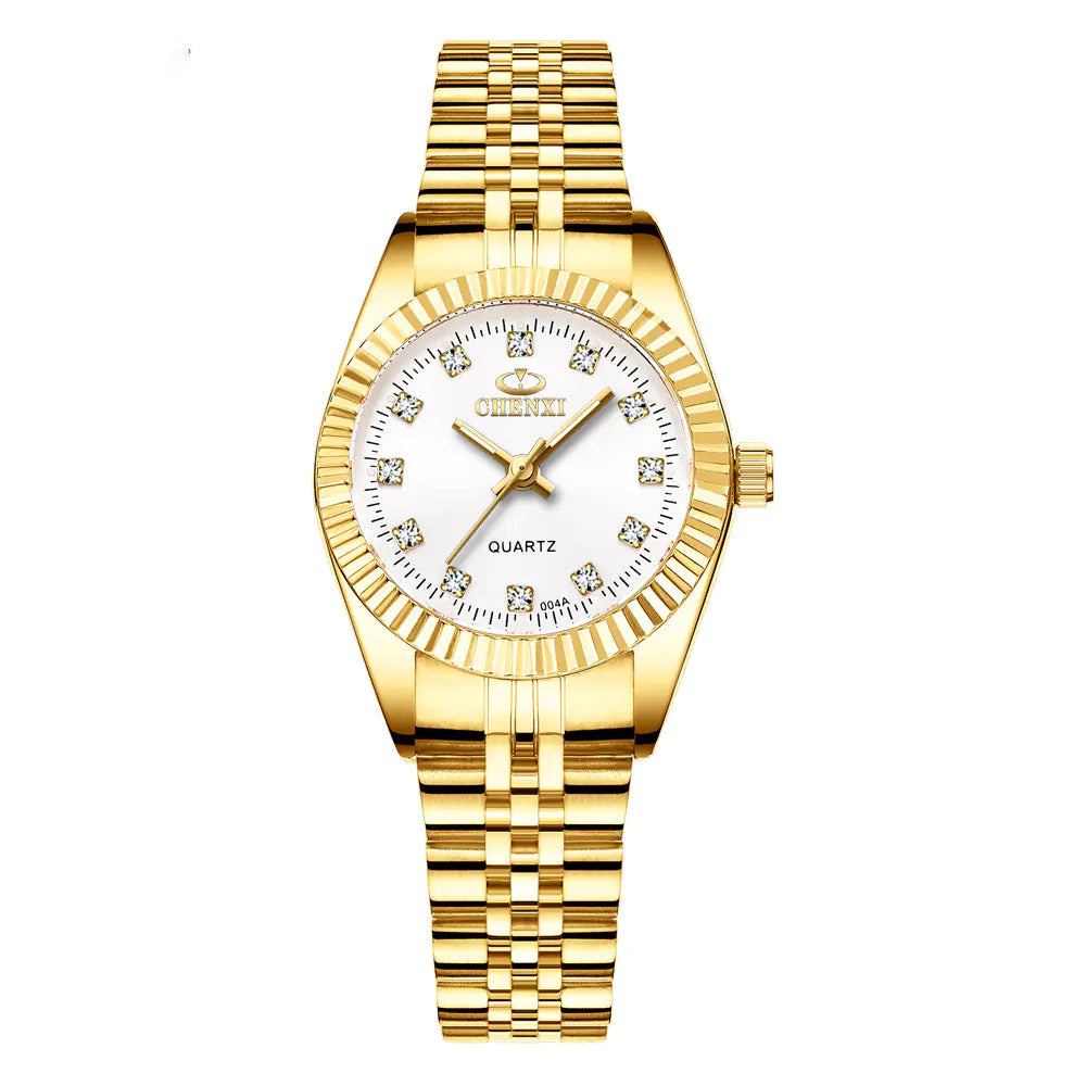Gold Couple Watches for Men and Women - Model 004A